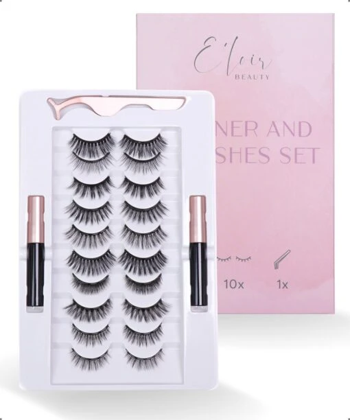 Magnetische Wimpers Met Eyeliner Set - Magnetic Lashes - Magneet - 10 Sets Nepwimpers Met 2 Eyeliners En 1 Applicator - Zwart -Bekende Cosmetica Winkel 1000x1200 16