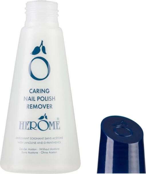 Herome Nagellakremover Nagellakverwijderaar - Nagelverzorging - Caring Nail Polish Remover - Acetonvrij - 120ml -Bekende Cosmetica Winkel