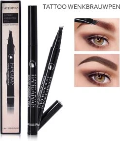 Wenkbrauw Microblade Pen - Tattoo - BRUIN 03 - Watervaste Microblading Wenkbrauwpen - Eyebrow Tattoo Pen - Make Up - 4 Punts Pen -Bekende Cosmetica Winkel 1020x1200 4