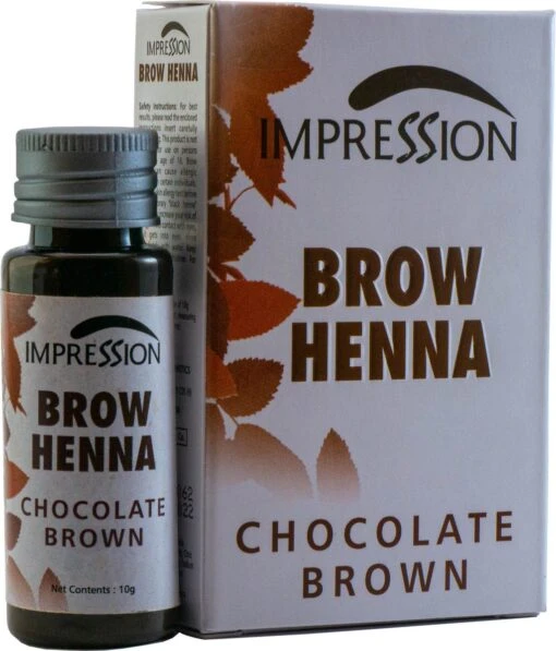 Impression Henna Wenkbrauwverf | Chocolade Bruin | Chocolate Brown | Chocolat Brun | Brow Henna | Goed Voor Meer Dan 20 Behandelingen -Bekende Cosmetica Winkel 1025x1200 3