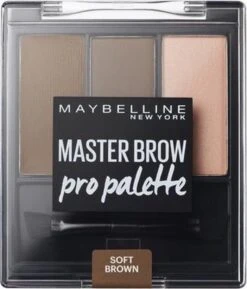 Maybelline Master Brow Design Kit - 3 Soft Brown - Bruin - Wenkbrauw Set -Bekende Cosmetica Winkel 1027x1200 12