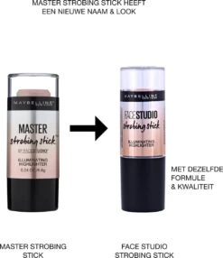 Maybelline Master Studio Strobing Highlighter Stick - 100 Light -Bekende Cosmetica Winkel 1037x1200 8