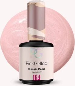 Pink Gellac - Classic Pearl - Gellak - Vegan - Wit - Glanzend - 15ml -Bekende Cosmetica Winkel 1039x1200