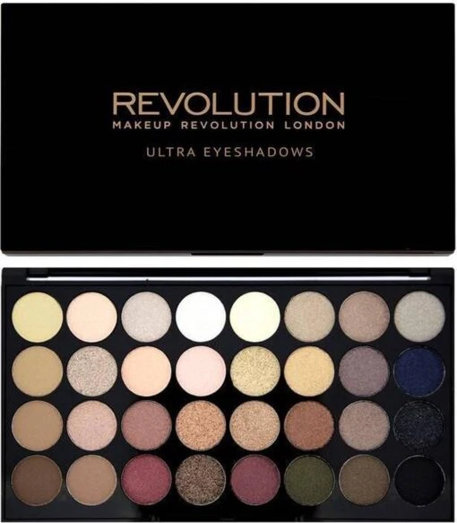 Makeup Revolution London Flawless Ultra Eyeshadows - Oogschaduw Palette - 32 Kleuren -Bekende Cosmetica Winkel 1049x1200 3