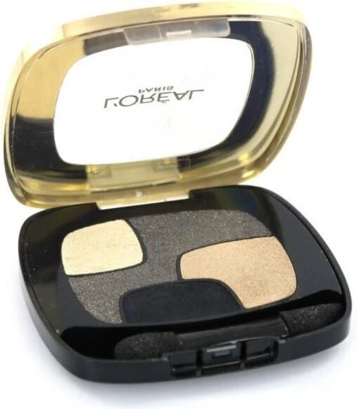 L'Oréal Paris Color Riche Quad Eyeshadow P14 Golden Black -Bekende Cosmetica Winkel 1051x1200 10