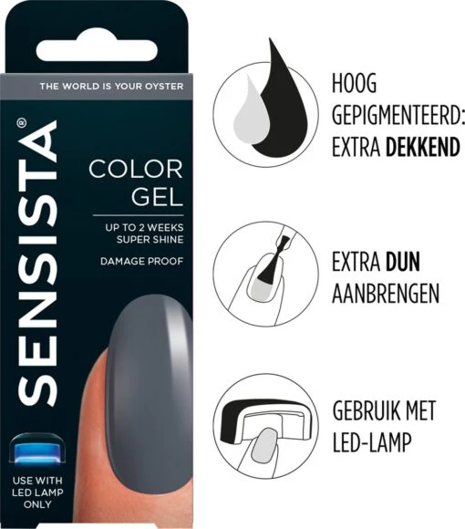 Sensista Color Gel The World Is Your Oyster - Grijs -Bekende Cosmetica Winkel 1056x1200 2