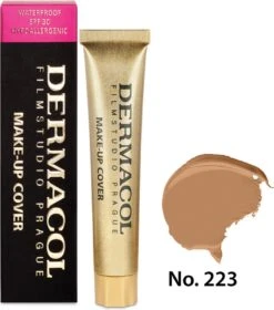 Dermacol Camouflage Make-up Cover Legendary High Covering Make-up - 30 Gram - Vrouw - Waterproof - Tint 223 -Bekende Cosmetica Winkel 1058x1200 1