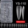 Royala 110 - Waterdrop Binnen En Buiten Full Frosted - Full Cover - Nageltips - Nepnagels - Plaknagels - In Assortimentsbox - 120 Stuks 12 Maten - Voor Gellak Acrylnagellak En PolyGel Nagels - Royala Frosted Tips Line -Bekende Cosmetica Winkel 1063x1200 2