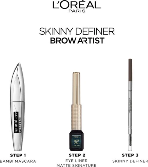 L’Oréal Paris Brow Artist Skinny Definer Wenkbrauwpotlood - 101 Blonde - Ultradun -Bekende Cosmetica Winkel 1064x1200 10