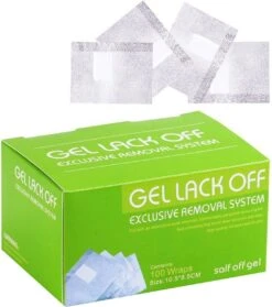 100 Stuks Gellak Remover Pads Aluminiumfolie / Gel Nagel Lak Nagellak Verwijderaar / Soak Off Remove Verwijderen -Bekende Cosmetica Winkel 1064x1200