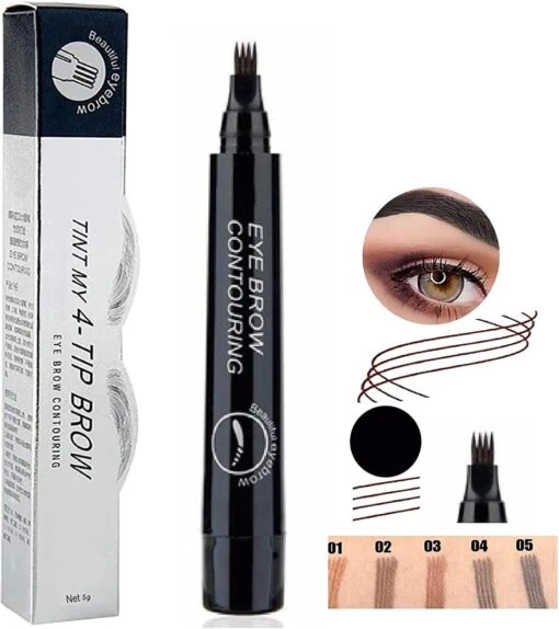 XPRO Microblading Wenkbrauwstift Zwart | Microblading Pen | Wenkbrauwstift | Microblading | Microblading Zwart | Wenkbrauwpen Zwart | Eyebrow Pencil | Wenkbrauwverf | Waterproof Tattoo Wenkbrauw Pen | Wenkbrauwpen | -Bekende Cosmetica Winkel 1067x1200 4