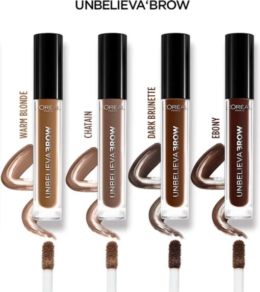 L'Oréal Paris Unbelieva Brow Wenkbrauwgel - 104 Chatain - Licht Bruin - Waterproof - 3.4 Ml -Bekende Cosmetica Winkel 1068x1200 8