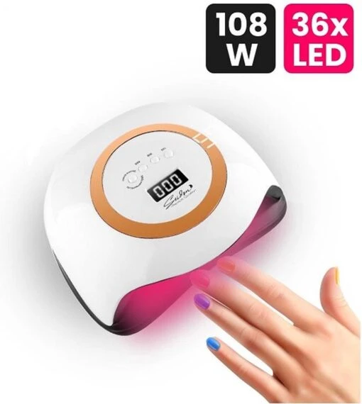 Seidon© Nageldroger 168W - LED Lamp Nagels - Gellak Lamp - UV Lamp Gelnagels -Bekende Cosmetica Winkel 1074x1200 1