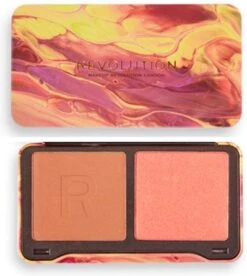 Makeup Revolution Dynamic Face Palette - Peach Heat -Bekende Cosmetica Winkel 1075x1200 8