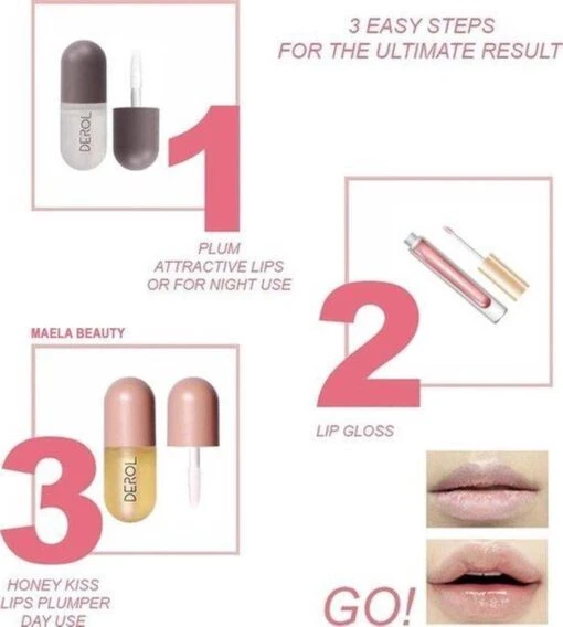 2 Stuks DAG En Nacht Lip Plumpers | Natuurlijke Lip Plumpers | 50% Vollere Lippen In 2 Min | Lip Filler | Lipgloss | Lip Maximizer | Cadeautip | In Een Schattige Cadeauverpakking! -Bekende Cosmetica Winkel 1078x1200 3