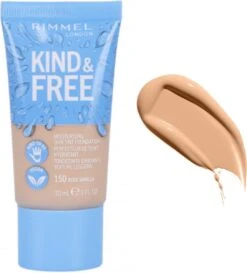 Rimmel London KIND & FREE Vegan Foundation 150 Rose Vanilla -Bekende Cosmetica Winkel 1086x1200 3