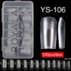 Royala 106 - Square / T Shaped Binnen En Buiten Full Frosted - Full Cover - Nageltips - Nepnagels - Plaknagels - In Assortimentsbox - 120 Stuks 12 Maten - Voor Gellak Acrylnagellak En PolyGel Nagels - Royala Frosted Tips Line -Bekende Cosmetica Winkel 1089x1200 3