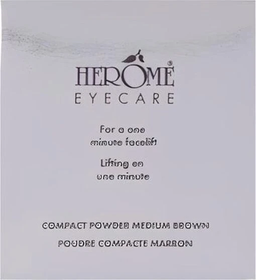 Herome Eye Care Wenkbrauw Poeder Middenbruin - Compact Brow Powder Medium Brown - Waterproof Verrijkt Met Panthenol - Volumineuze Wenkbrauwen -Bekende Cosmetica Winkel 1095x1200 5