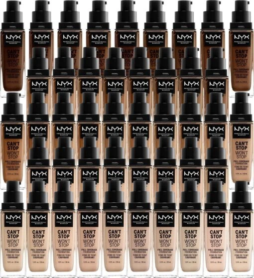 NYX Professional Makeup Can't Stop Won't Stop Foundation - Vanilla CSWSF06 - Full Coverage -Bekende Cosmetica Winkel 1096x1200 3