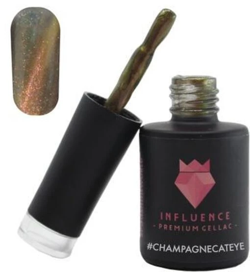 #CHAMPAGNECATEYE - Influence Gellac - Gouden Gellak - Gellak Goud UV - Cat Eye - UV Gellak - Gel Nagellak - Gellac - Kado Vrouw - Valentijns Cadeau - Kado Voor Haar - 10 Ml - Inclusief Magneet -Bekende Cosmetica Winkel 1103x1200 3