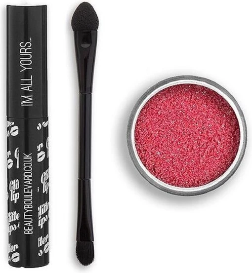 Beauty Blvd Glitter Lips Skinny Dip 3 Piece Gift Set: Gloss Bond 3.5ml - Glitter 3g - Lip Brush -Bekende Cosmetica Winkel 1107x1200 4