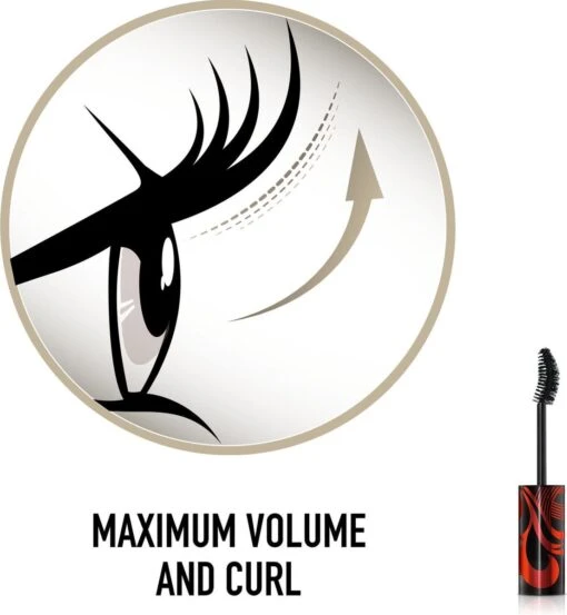 Max Factor 2000 Calorie Curl Addict Mascara - Zwart -Bekende Cosmetica Winkel 1107x1200 7