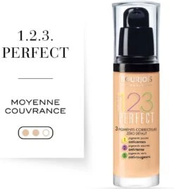 Bourjois 123 Perfect Foundation - 54 Beige Foncé -Bekende Cosmetica Winkel 1108x1200 3