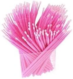 Lashes & More - 100 Stuks Wegwerp Microbrushes - Roze - Wimpers Uitbreiding - Individuele Lash Verwijderen - Wattenstaafje - Micro Borstel Voor Wimper Extensions Tool- Microbrush -Bekende Cosmetica Winkel 1114x1200 7