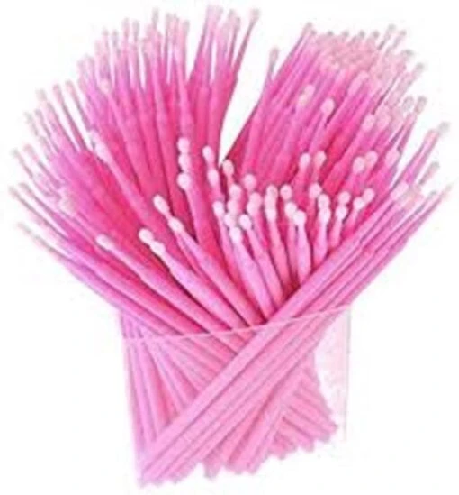 Lashes & More - 100 Stuks Wegwerp Microbrushes - Roze - Wimpers Uitbreiding - Individuele Lash Verwijderen - Wattenstaafje - Micro Borstel Voor Wimper Extensions Tool- Microbrush -Bekende Cosmetica Winkel 1114x1200 7