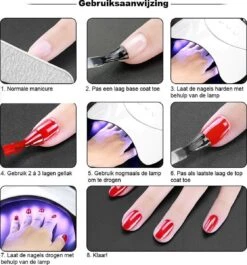 Gellak Starterspakket - Gellak - Gelnagel Kit - UV Lamp 36W - LED - Manicure Set - 12 Kleuren Gel Polish - Nail Art - Nagellamp - Nagelboor - Nageldroger - Nagellak -Bekende Cosmetica Winkel 1117x1200 2