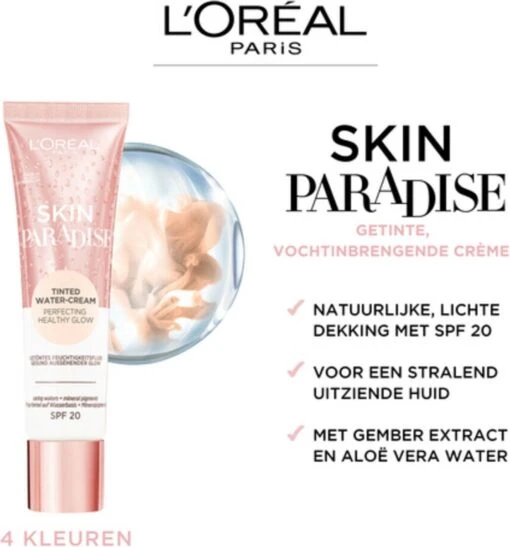 L’Oréal Paris WULT Skin Paradise BB Cream Tinted Cream Foundation - 02 Medium -Bekende Cosmetica Winkel 1118x1200 5