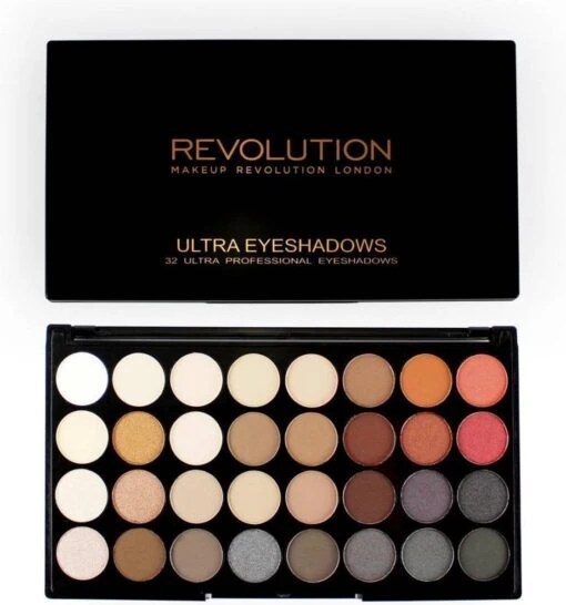 Makeup Revolution Flawless 2 Ultra Eyeshadows - Oogschaduw Palette - 32 Kleuren -Bekende Cosmetica Winkel 1120x1200 8