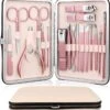 Luxe 18-delige Manicure Set - Manicure Pedicure Set- Nagelverzorging- Met Opbergetui -Bekende Cosmetica Winkel 1129x1200