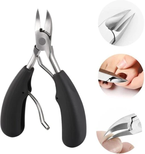 IGOODS Nagelriem Knipper - Professionele Teennagelknipper Cutter Tang - RVS - Zwart - Dikke Nagels Tool Gesneden Nagel - Teen Trimmer -Bekende Cosmetica Winkel 1134x1200 3