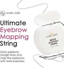 Marie-José & Co - Brow Mapping String - Voor Henna Brows & Microblading - Kleur Draad: Zwart - 1 X 10 M - 50 Toepassingen -Bekende Cosmetica Winkel 1137x1200 15