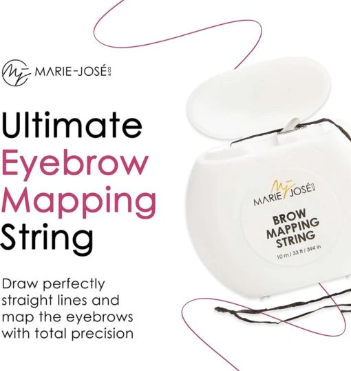 Marie-José & Co - Brow Mapping String - Voor Henna Brows & Microblading - Kleur Draad: Zwart - 1 X 10 M - 50 Toepassingen -Bekende Cosmetica Winkel 1137x1200 15