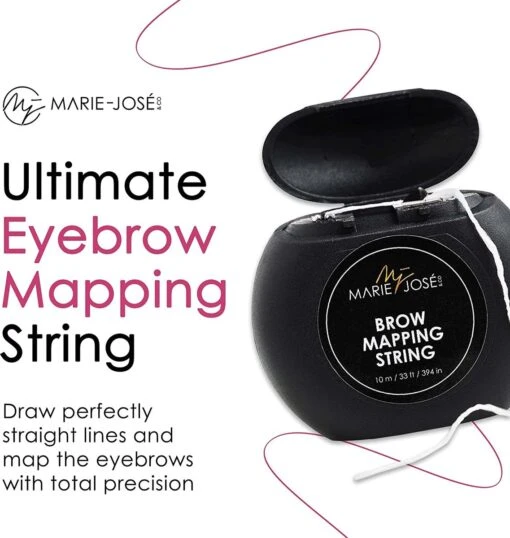 Marie-José & Co - Brow Mapping String - Voor Henna Brows & Microblading - Kleur Draad: Wit - 1 X 10M - Voldoende Voor 50 Toepassingen -Bekende Cosmetica Winkel 1137x1200 16