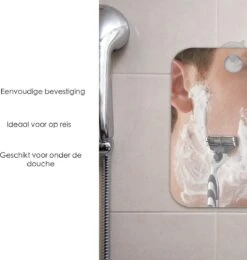 Merkloos Make-up Spiegel Wit - Spiegeltje - Badkamer Spiegel - Waterbestendig - Reisspiegel - 17 X 13 Cm -Bekende Cosmetica Winkel 1141x1200 14