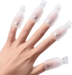 Nagellak Remover Clips Set - Soak Off Clips - Gellak Verwijderen - Soak Off Nailclips - Wit -Bekende Cosmetica Winkel 1146x1200 1