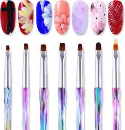 Elysee Beauty 7 Penselen Set Voor Nagel Gel En Polygel - Nagel Kwasten - Nail Brush -Bekende Cosmetica Winkel 1147x1200 1