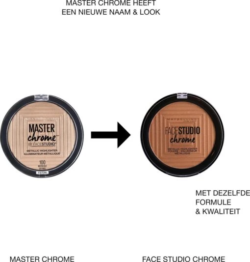 Maybelline Master Chrome Highlighter - 100 Molten Gold -Bekende Cosmetica Winkel 1149x1200 8