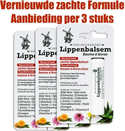 Oud Hollandsche Lippenbalsem /Lippenbalsem/calendula/echinacea/lysine/aloe/aloevera/aloe Vera/teunisbloem/vitamine E/droge Lippen/lipblaasjes/gesprongen Lippen -Bekende Cosmetica Winkel 1151x1200 4