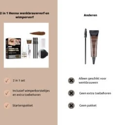 2 In 1 - Henna Wenkbrauwverf En Wimperverf - Bruin - Henna Brows - DIY Henna Brows Kit - Starterspakket -Bekende Cosmetica Winkel 1152x1200 4