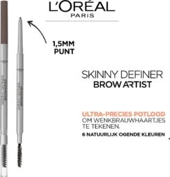 L’Oréal Paris Brow Artist Skinny Definer Wenkbrauwpotlood - 101 Blonde - Ultradun -Bekende Cosmetica Winkel 1152x1200 6