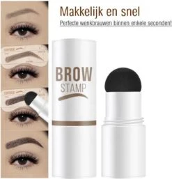 Merkloos Wenkbrauw Stempel – Brow Stamp – Stempelset – Make Up – Bruin – Incl. 34 Sjablonen – Incl. Wenkbrauw Borstel – Waterproof - Herbruikbaar - Cadeau Voor Haar -Bekende Cosmetica Winkel 1153x1200 5