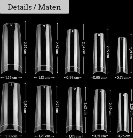 Nagel Tips Eldur - Kunstnagel Set 500 Stuks Transparant- Acryl En Gel - 500 Stuks - Gratis Verzending -Bekende Cosmetica Winkel 1156x1200 2