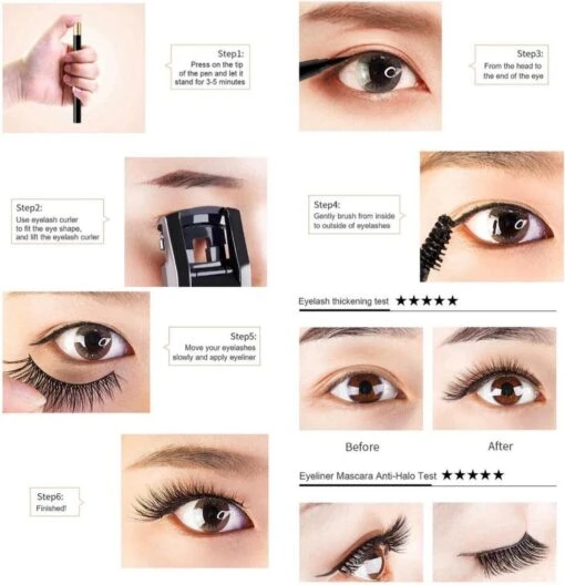 Magnetische Wimpers - 3 Paar - Luxe Set Inc. Eyeliner, Mascara, Kruller -Bekende Cosmetica Winkel 1158x1200 13