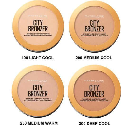 Maybelline City Bronzer Bronzer & Countour Powder - 100 Light Cool - Bronzing En Contouring Poeder - 51,4 Gr. -Bekende Cosmetica Winkel 1160x1200 5