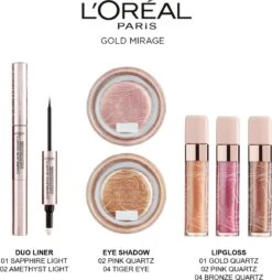 L’Oréal Paris Gold Mirage Oogschaduw - 02 Pink Quartz - Roze - Limited Edition - Shine Mirage Eye Schadow -Bekende Cosmetica Winkel 1165x1200 13