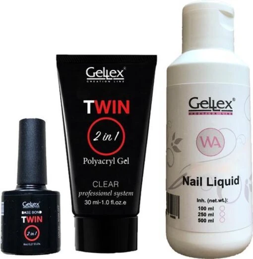 Twin Polyacryl Basic Kit, Twin Polygel Starter Set, Twin Polygel Starterspakket (Twin Polygel Clear 30ml, Base Bond 10ml, Twin Liquid) -Bekende Cosmetica Winkel 1170x1200 8